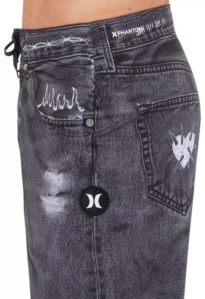 בגד ים הארלי | Hurley Men's Phantom - Eco Denim 18" Boardshorts