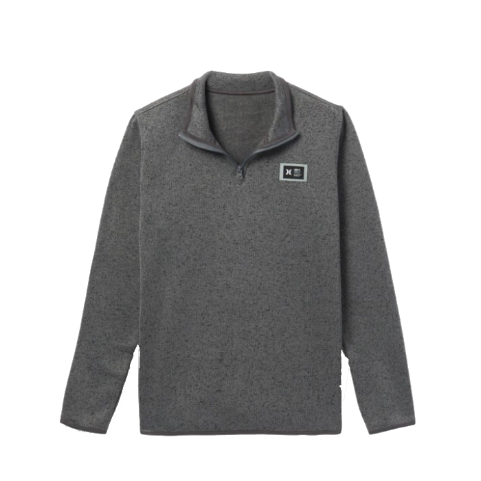 סוודר פליז לגבר hurley – mesa ridgeline 1/4 zip