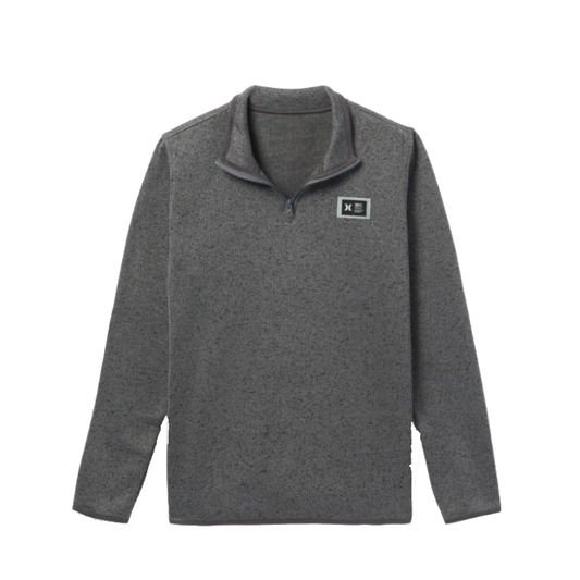 סוודר פליז לגבר hurley – mesa ridgeline 1/4 zip