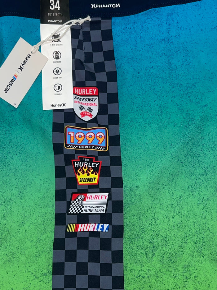 בגד ים הארלי | Hurley Phantom-Eco NASCAR Racetrack 18" Boardshorts