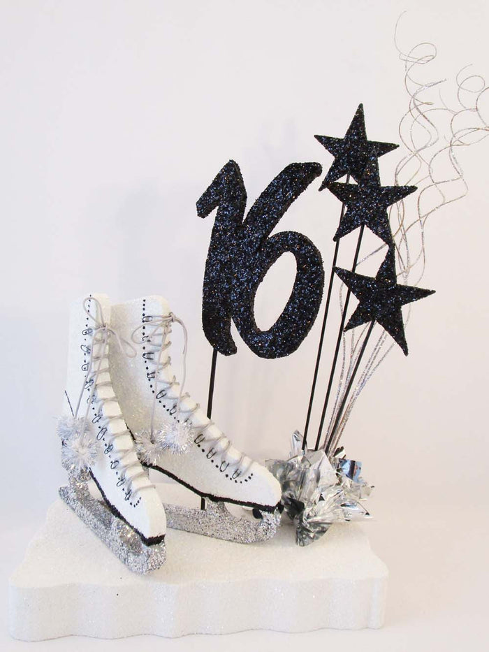 Ice skate centerpiece - Designs by Ginny