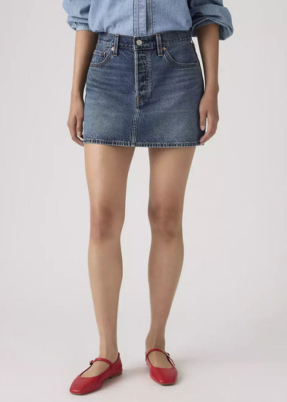 Icon Jean Skirt - Phoenix Rising
