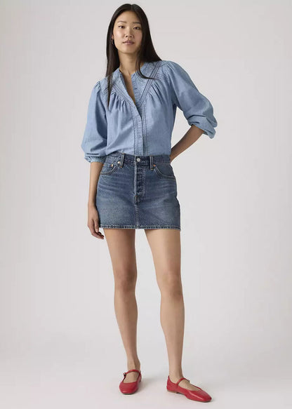 Icon Jean Skirt - Phoenix Rising