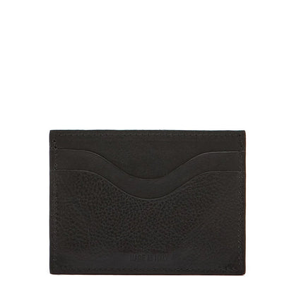 Il Bisonte Salina Card Case in Black