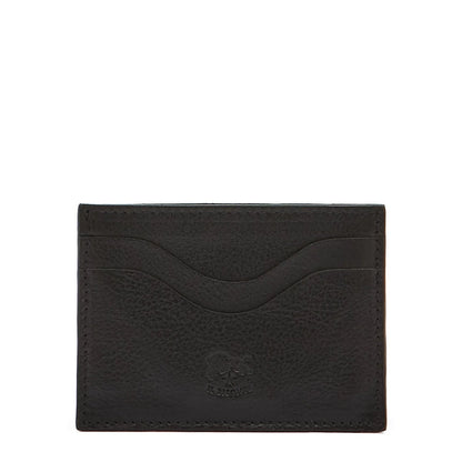 Il Bisonte Salina Card Case in Black