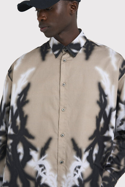 ÉTUDES ILLUSION LS POPLIN THORNS SAND SHIRTS 2