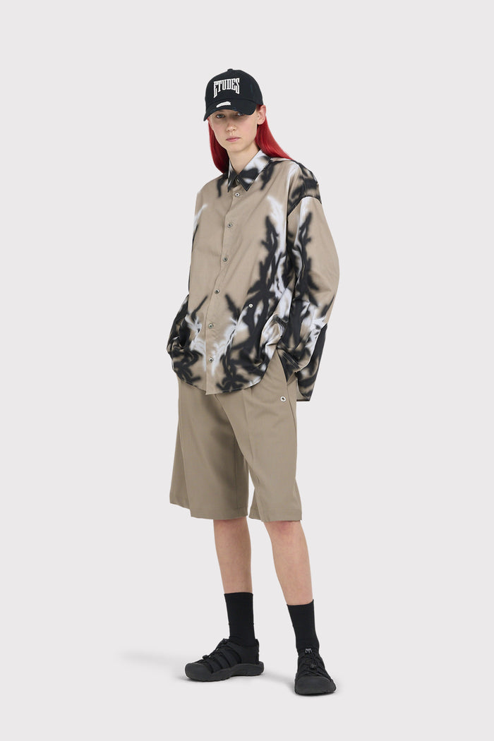 ÉTUDES ILLUSION LS POPLIN THORNS SAND SHIRTS 6