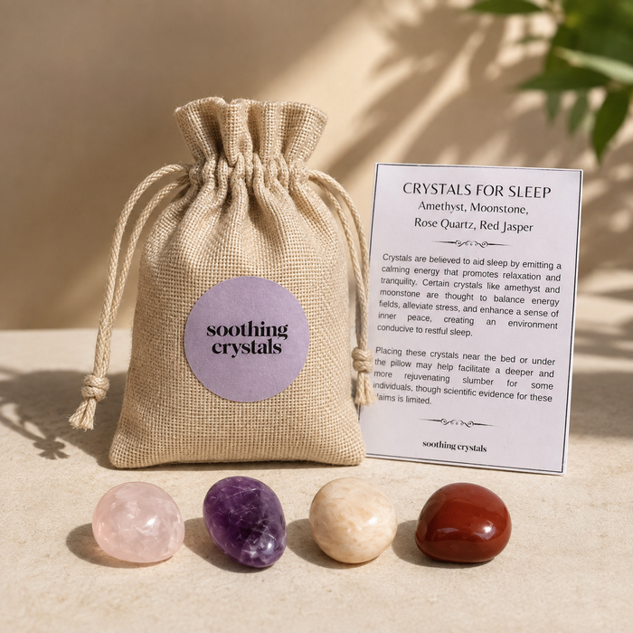 Improve SLEEP Crystal Kit, Gemstone Tumble Kit, Sleep Crystal Gift Set