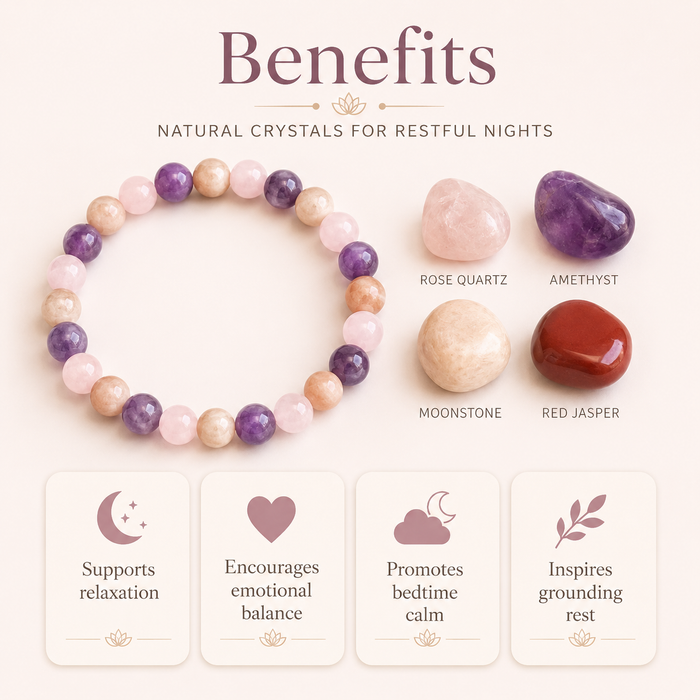 Improve SLEEP Crystal Kit, Gemstone Tumble Kit, Sleep Crystal Gift Set