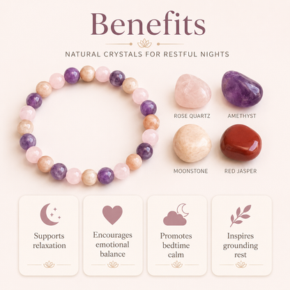 Improve SLEEP Crystal Kit, Gemstone Tumble Kit, Sleep Crystal Gift Set