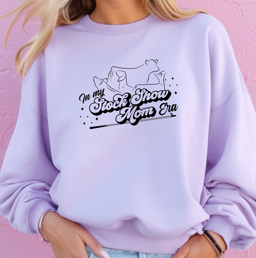 In My Stock Show Mom Era– Crewneck
