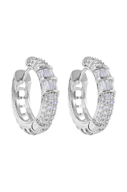 In The Middle Hoop Earrings-Silver-Cute-Trendy-Shop-Womens-Boutique-Clothing-Store