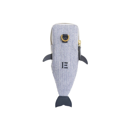 Inoui Editions Whale Case - Poseidon - Navy Eleish Van Breems Home