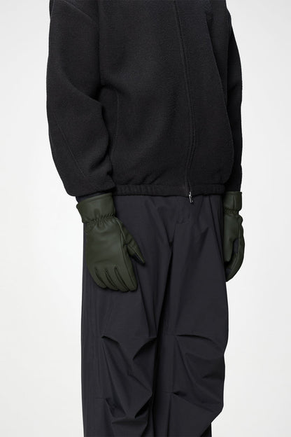 RAINS Insulated Gloves Green Gloves & Mittens