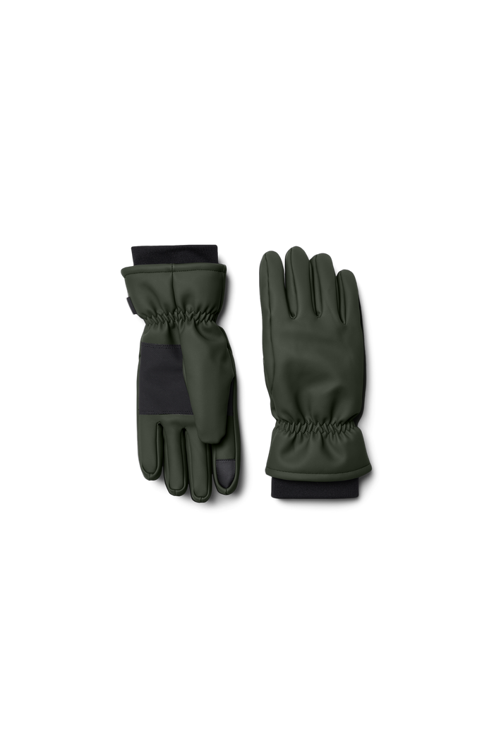 RAINS Insulated Gloves Green Gloves & Mittens