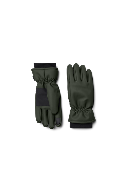 RAINS Insulated Gloves Green Gloves & Mittens