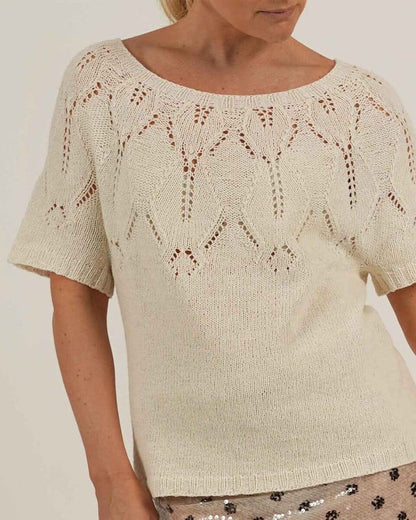 Iris Summer Top, No 14 knitting kit
