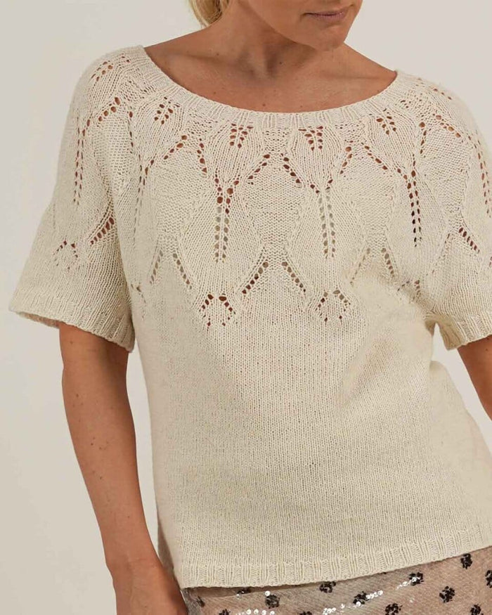 Iris Summer Top, No 14 knitting kit