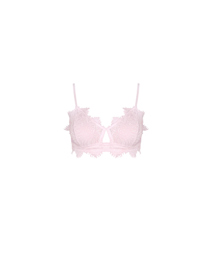 ISABELLA MID SUPPORT LACE BRA BB PINK