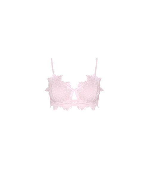 ISABELLA MID SUPPORT LACE BRA BB PINK