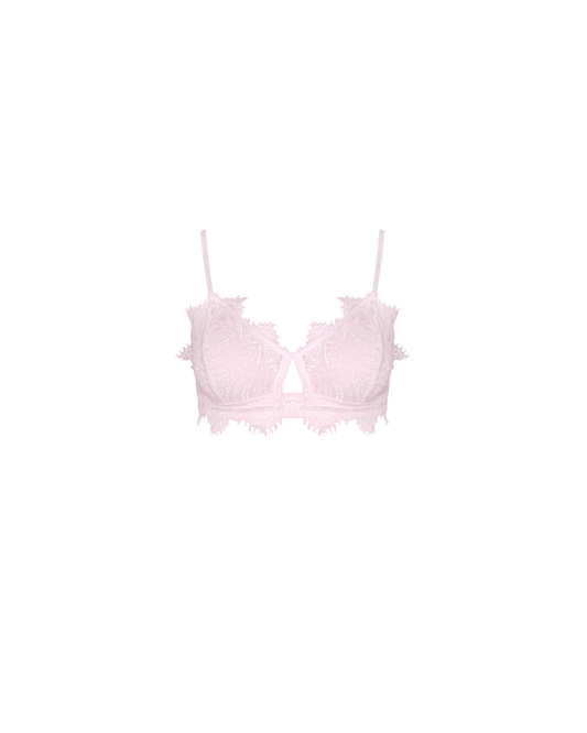 ISABELLA MID SUPPORT LACE BRA BB PINK