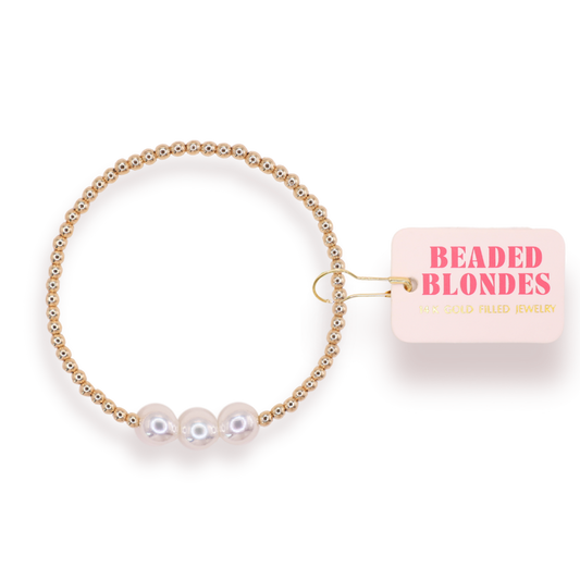 Isla Pearl Bracelet in Gold