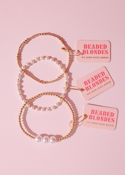 Isla Pearl Bracelet in Gold