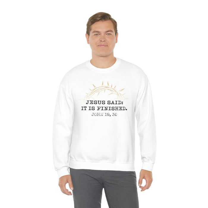 It Is Finished Unisex Sweater
