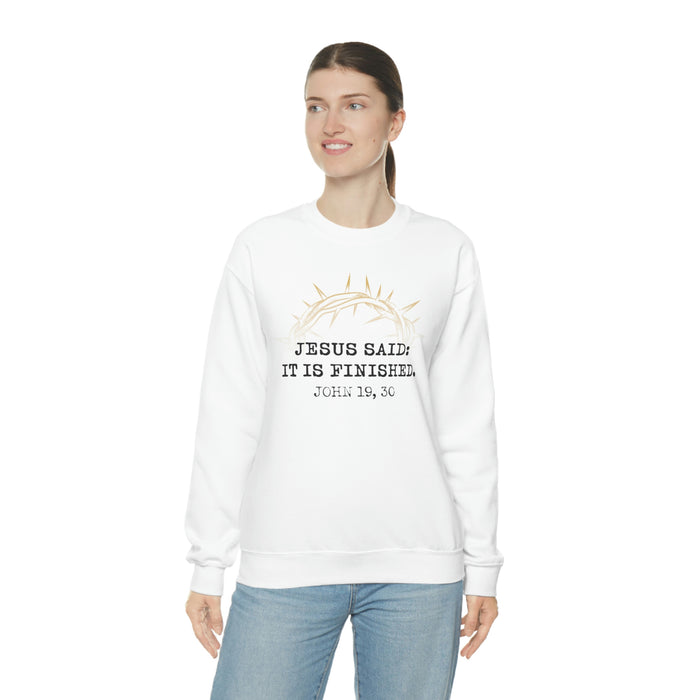 It Is Finished Unisex Sweater