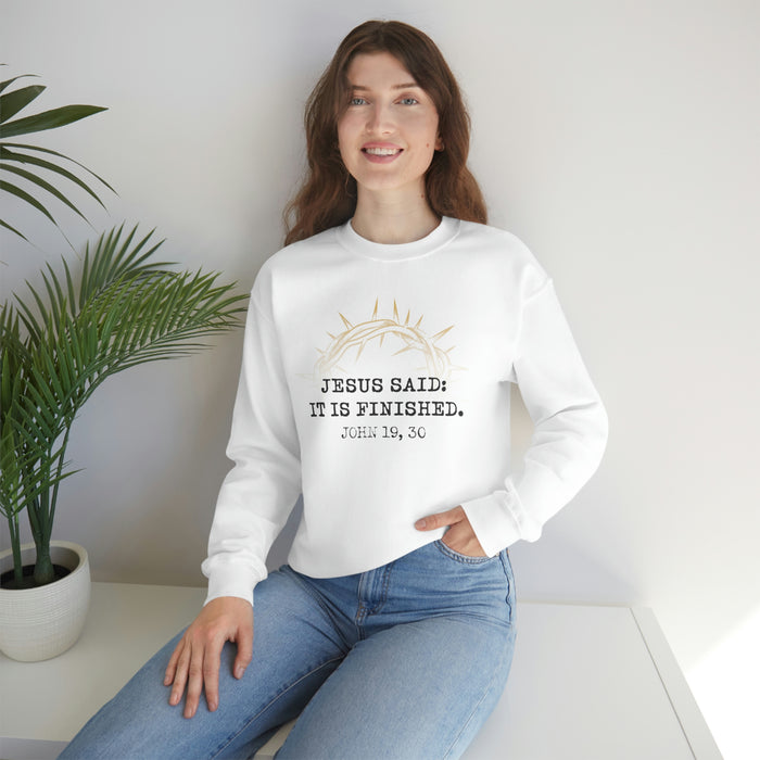 It Is Finished Unisex Sweater