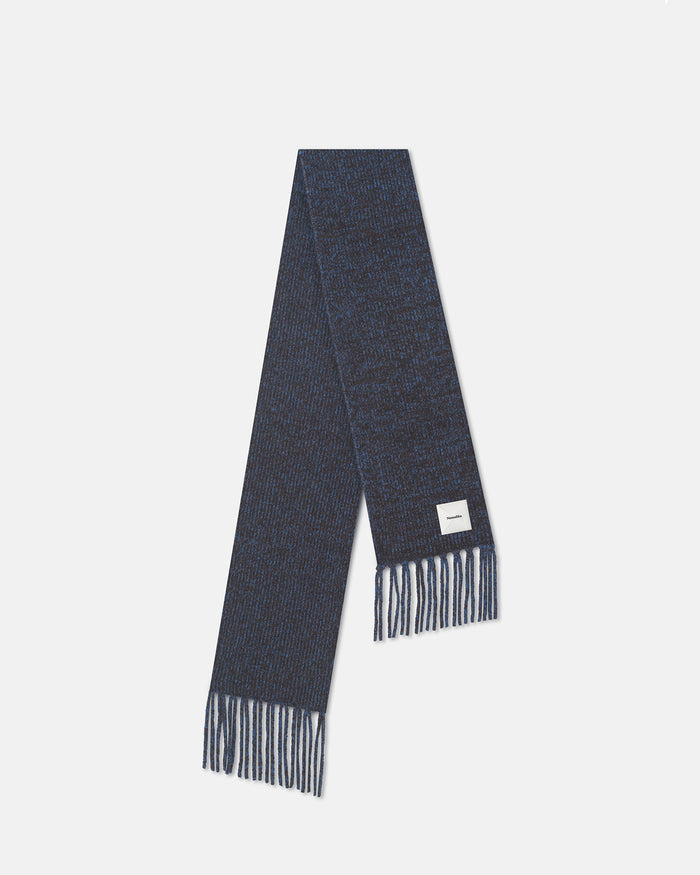 Ives - Boucle scarf - Blue/Brown