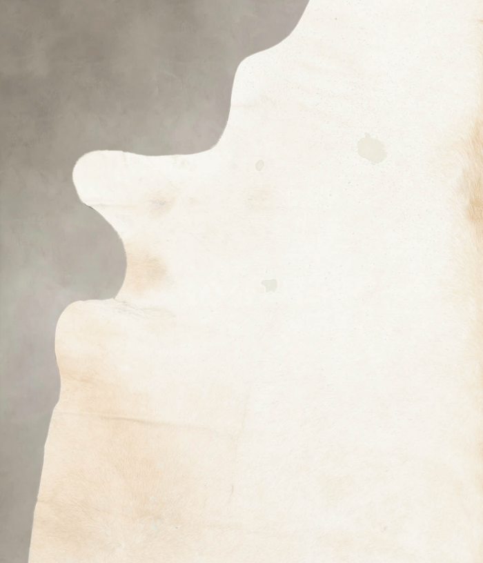 Ivory with Beige Cowhide Rug #B4545
