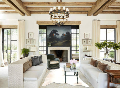 Ivory with Beige Cowhide Rug #B4545