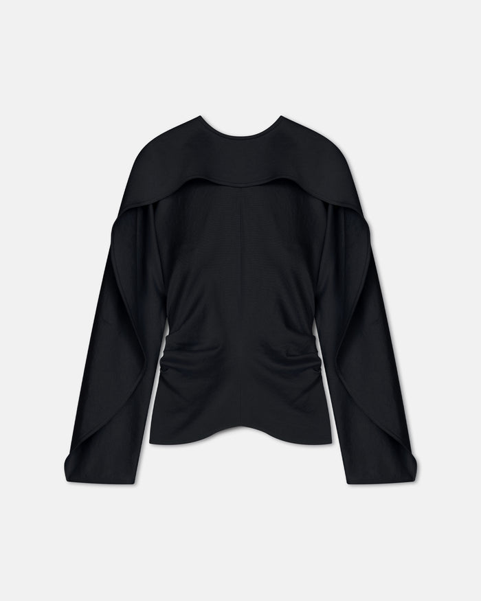 Jamille - Long sleeve top - Black