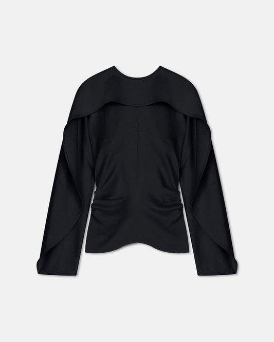 Jamille - Long sleeve top - Black