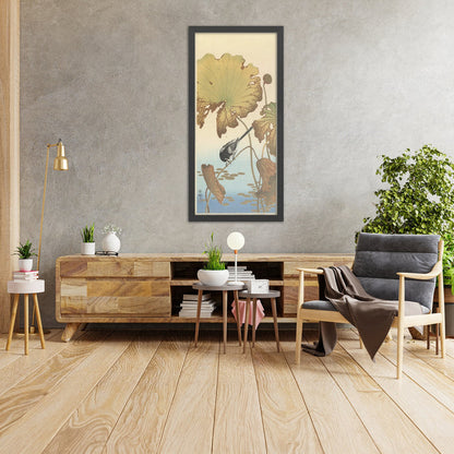 A framed image of