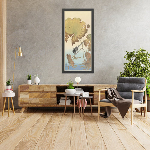 A framed image of