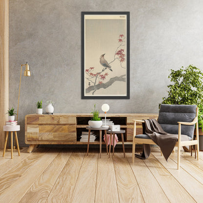 A framed image of