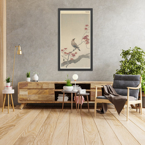 A framed image of