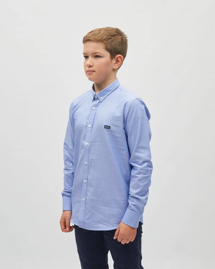 Jarlath Shirt Blue Woven