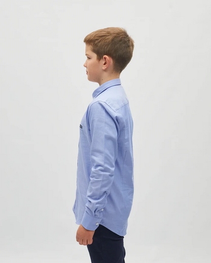 Jarlath Shirt Blue Woven