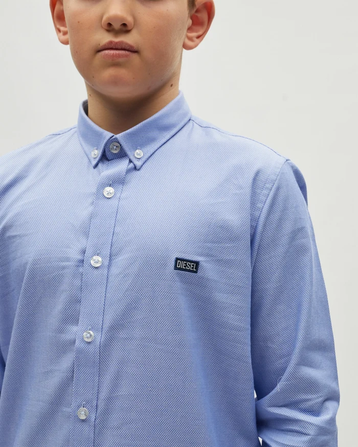 Jarlath Shirt Blue Woven