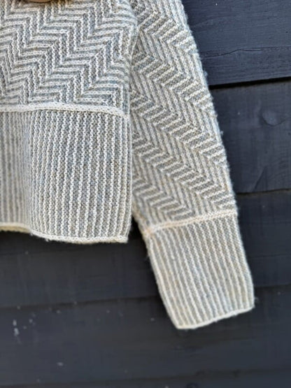 Jazz cardigan/sweater by Hanne Falkenberg, knitting pattern Knitting patterns Hanne Falkenberg