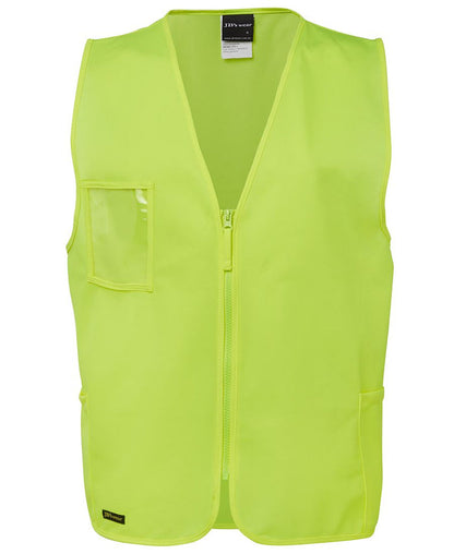 Jb's Hi Vis Zip Safety Vest 6HVSZ