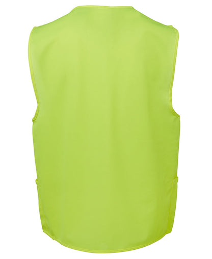 Jb's Hi Vis Zip Safety Vest 6HVSZ
