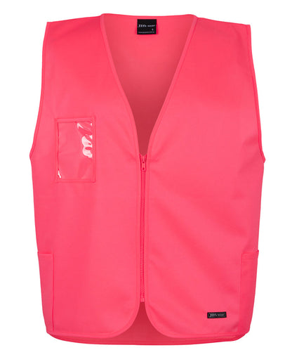 Jb's Hi Vis Zip Safety Vest 6HVSZ