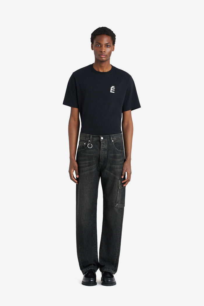 ETUDES STUDIO JEANS SIDE POCKET BLACK 2