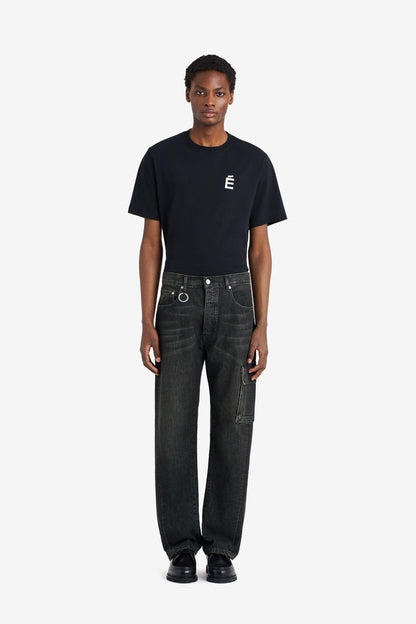 ETUDES STUDIO JEANS SIDE POCKET BLACK 2