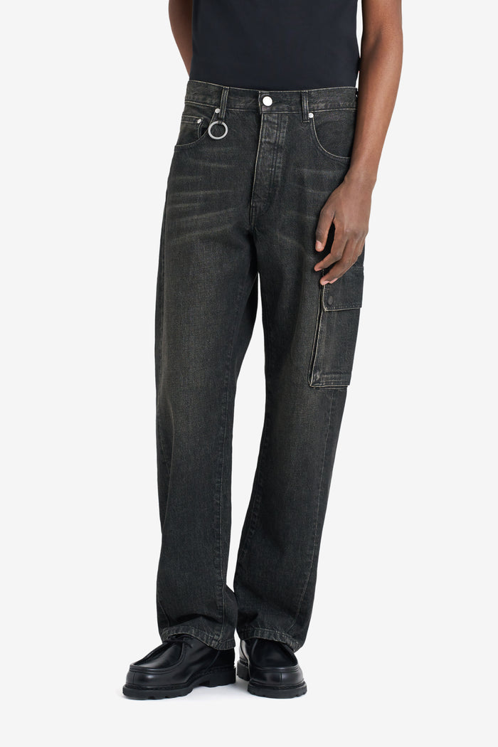 ETUDES STUDIO JEANS SIDE POCKET BLACK 3