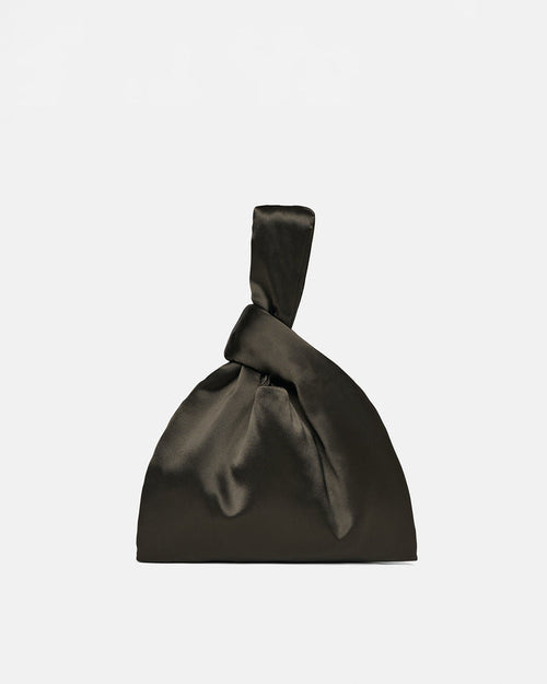 Jen - Slip Satin Bag - Dark Green